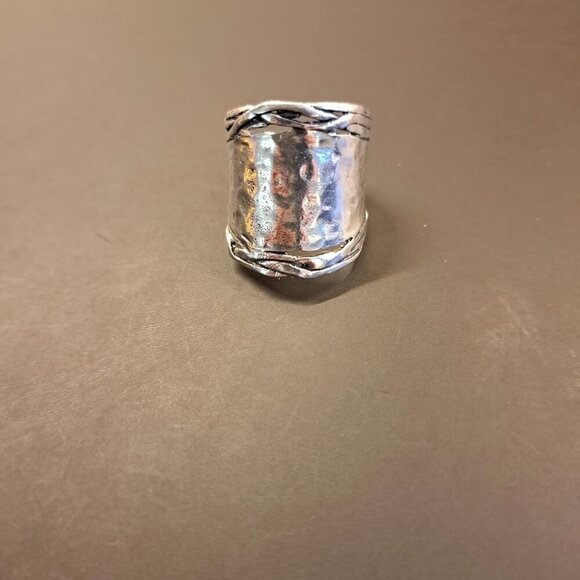 Women's 925 Sterling Silver Vintage Antique Look Artisan Handcrafted Ring - Picture 5 of 15